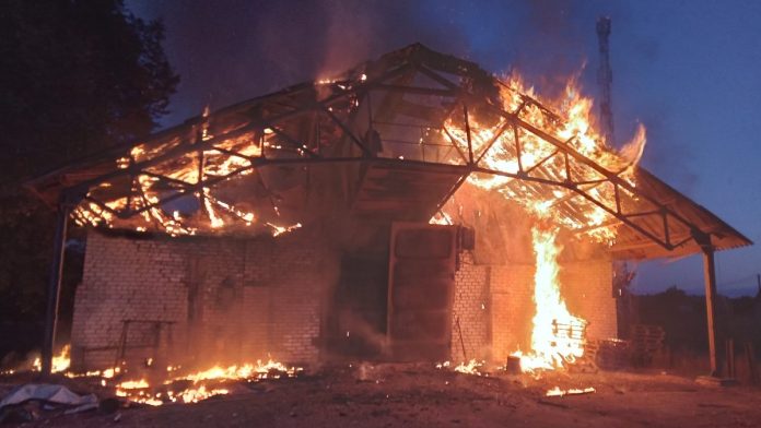 Пожар в Ибердском. Кораблино. 10.09.25