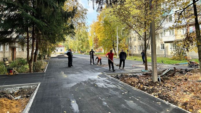 ремонт дворов. Кораблино. 14.10 25_2