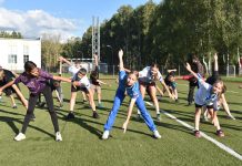 В Кораблинском округе прошла зарядка с чемпионом