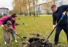 Кораблинцы провели акцию «Зелёный город — семейное дело»